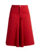 Mm6 By Maison Margiela Wide-leg Cropped Jeans