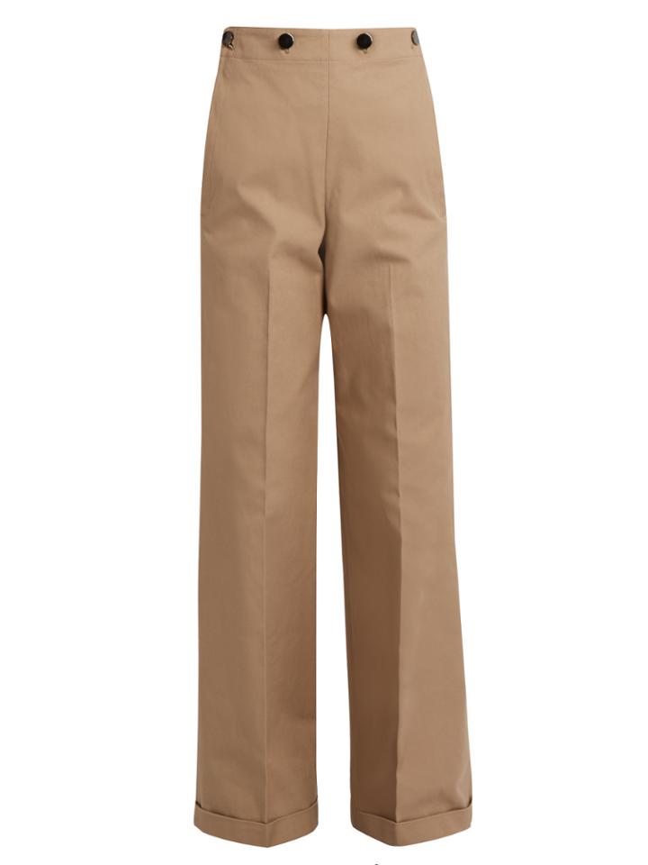 Jil Sander Carlo Wide-leg Panama Trousers