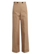 Jil Sander Carlo Wide-leg Panama Trousers