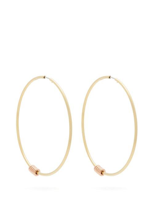 Matchesfashion.com Spinelli Kilcollin - Leela 18kt Gold Hoop Earrings - Womens - Gold