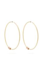 Matchesfashion.com Spinelli Kilcollin - Leela 18kt Gold Hoop Earrings - Womens - Gold