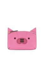 Matchesfashion.com Anya Hindmarch - Fox Leather Coin Purse - Womens - Pink