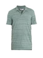 Matchesfashion.com Orlebar Brown - Felix Cotton Jersey Polo Shirt - Mens - Green