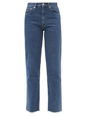 Ladies Rtw A.p.c. - Rudie Slim-leg Jeans - Womens - Mid Denim