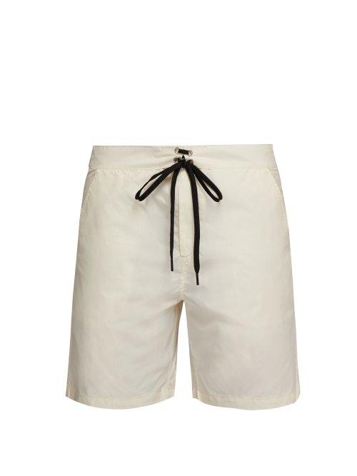 Matchesfashion.com Solid & Striped - The Longboard Swim Shorts - Mens - White