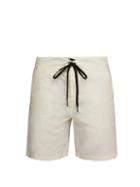 Matchesfashion.com Solid & Striped - The Longboard Swim Shorts - Mens - White