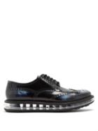 Matchesfashion.com Prada - Bubble Midsole Leather Brogues - Mens - Navy