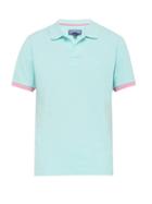 Matchesfashion.com Vilebrequin - Tipped Cuff Open Collar Cotton Piqu Polo Shirt - Mens - Blue Multi