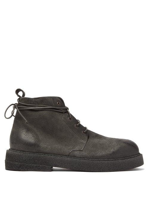Matchesfashion.com Marsll - Polacco Suede Ankle Boots - Mens - Grey