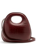 Lemaire Egg Crocodile-effect Leather Bag