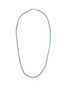 Matchesfashion.com Rosa De La Cruz - Malachite & 18kt Gold Beaded Necklace - Womens - Green