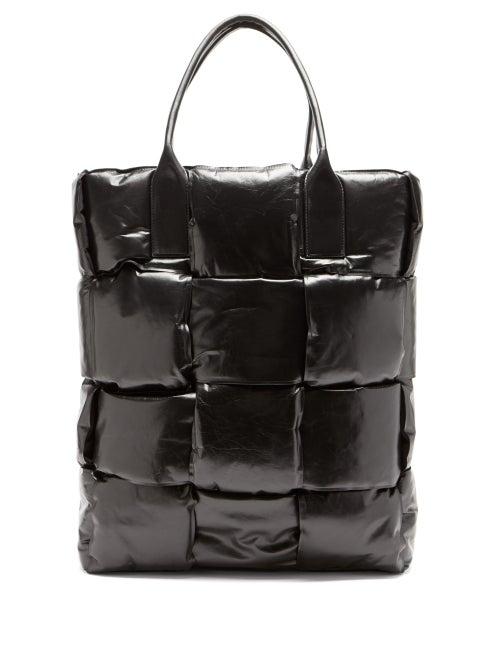 Matchesfashion.com Bottega Veneta - Bv Squash Padded Tote Bag - Mens - Black
