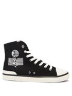 Isabel Marant - Benkeen Logo-print High-top Canvas Trainers - Womens - Black