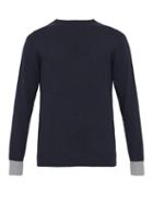 Matchesfashion.com Howlin' - Life In Reverse Lambswool Blend Sweater - Mens - Navy