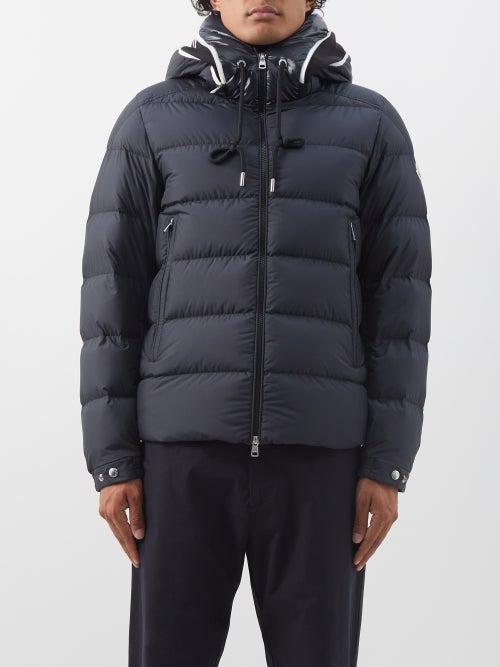 Moncler - Cardere Hooded Quilted Down Jacket - Mens - Black