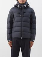 Moncler - Cardere Hooded Quilted Down Jacket - Mens - Black