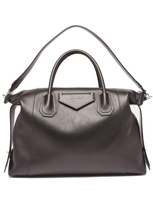 Ladies Bags Givenchy - Antigona Soft Medium Leather Bag - Womens - Black