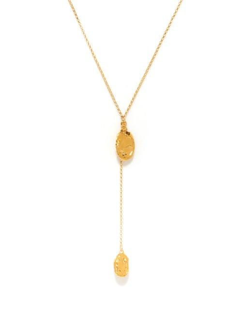 Matchesfashion.com Alighieri - The Lunar Rocks 24kt-gold Necklace - Womens - Gold