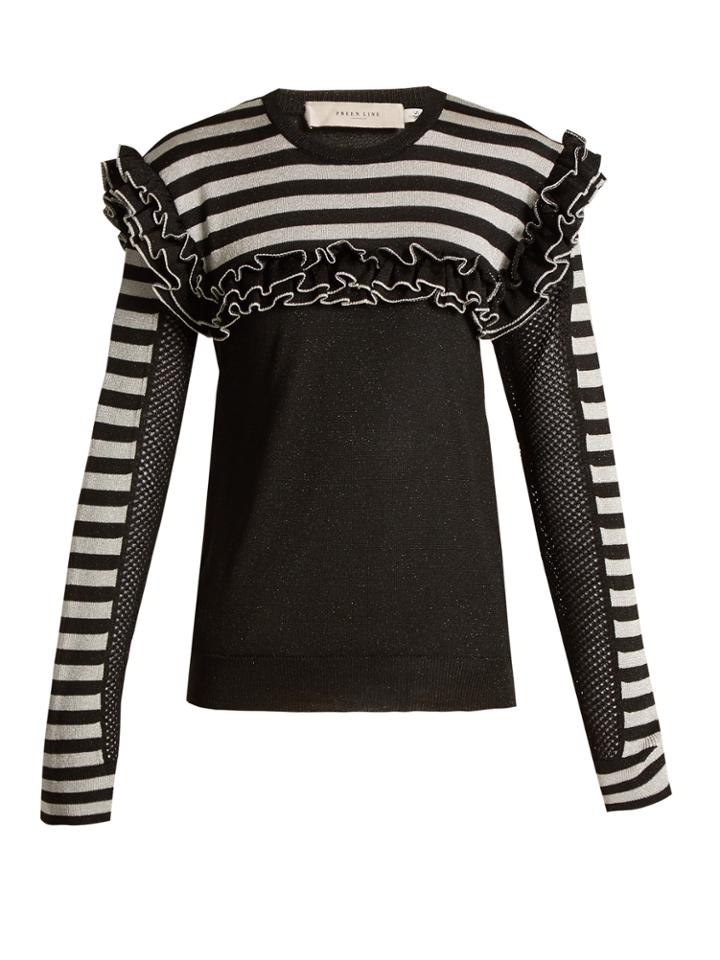 Preen Line Ingrid Ruffle-trimmed Sweater