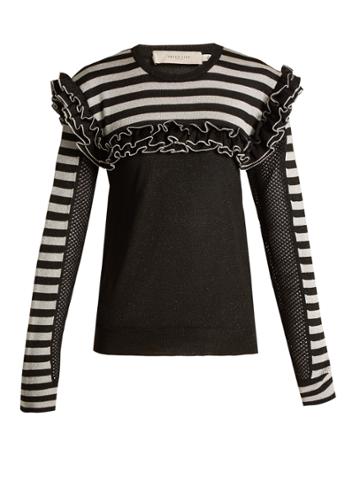 Preen Line Ingrid Ruffle-trimmed Sweater