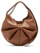 Matchesfashion.com Tsatsas - Sacar Ruched Slouchy-leather Shoulder Bag - Womens - Brown