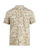 Glanshirt Jake Floral-print Cotton Shirt