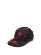 Matchesfashion.com Valentino - Camouflage Print Nylon Cap - Mens - Navy Multi