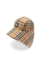 Matchesfashion.com Burberry - Vintage-check Cotton Bonnet Hat - Womens - Beige