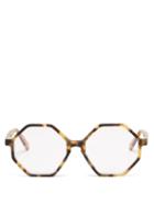 Matchesfashion.com Chlo - Willow Octagonal Acetate Glasses - Womens - Tortoiseshell