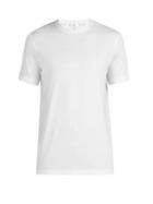 Matchesfashion.com Blackbarrett By Neil Barrett - Cotton Blend T Shirt - Mens - White