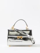 Marni - Relativity Mini Mirrored-leather Handbag - Womens - Silver