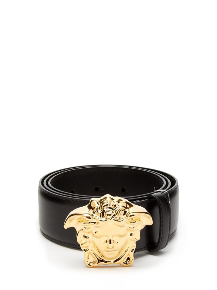 Versace Medusa-buckle Leather Belt