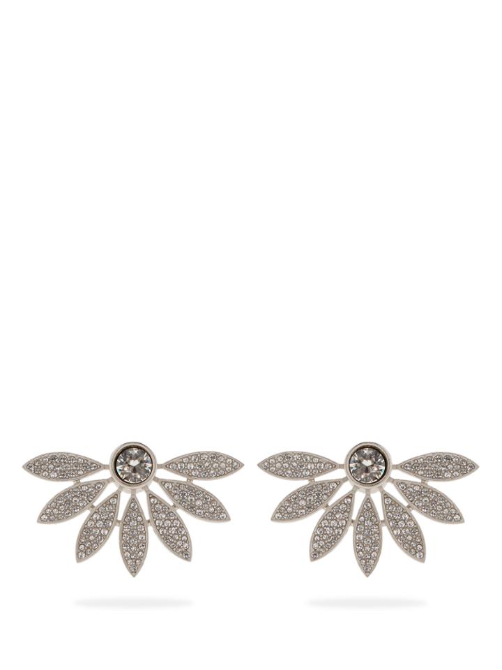 Burberry Half-daisy Crystal-embellished Stud Earrings