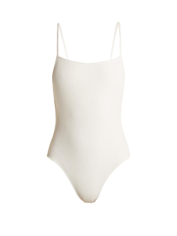 Solid & Striped The Chelsea Ribbed Swimsuit