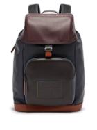 Mens Bags Paul Smith - Leather Backpack - Mens - Black Brown