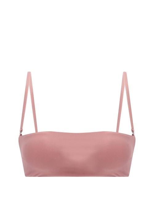 Matchesfashion.com Haight - Marcella Bandeau Bikini Top - Womens - Light Pink