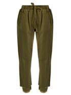 Matchesfashion.com Haider Ackermann - Polonium Raw Hem Cotton Trousers - Womens - Khaki