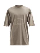 Matchesfashion.com Rick Owens Drkshdw - Prong Cotton-jersey T-shirt - Mens - Grey