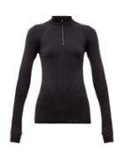 Matchesfashion.com Falke - Warm High Neck Technical Top - Womens - Black