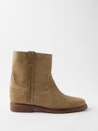 Isabel Marant - Susee Suede Ankle Boots - Womens - Taupe