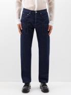 Stefan Cooke - Corded-braid Straight-leg Jeans - Mens - Blue