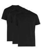 Matchesfashion.com Prada - Set Of Three Crew Neck Cotton T Shirts - Mens - Black