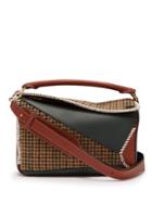 Loewe Puzzle Contrast-panel Tweed Bag