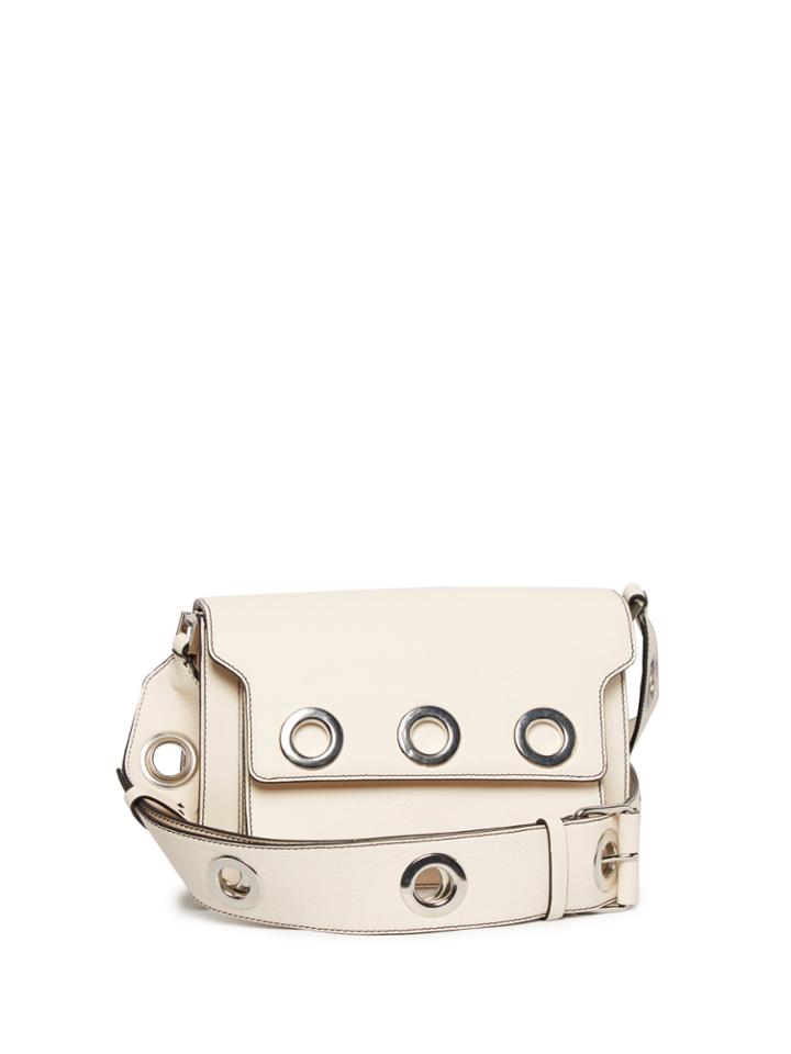 Marni Trunk Eyelet-embellished Medium Leather Bag