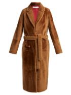 Matchesfashion.com Ins & Marchal - Dakota Lacaune Shearling Coat - Womens - Brown Multi