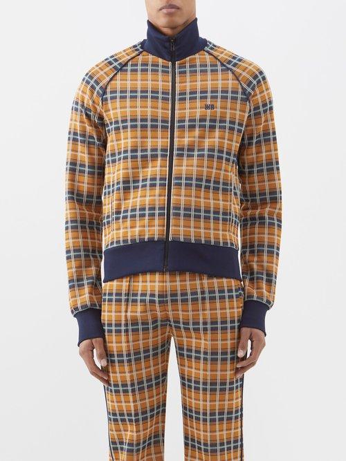 Wales Bonner - Samuel Checked Track Jacket - Mens - Multi