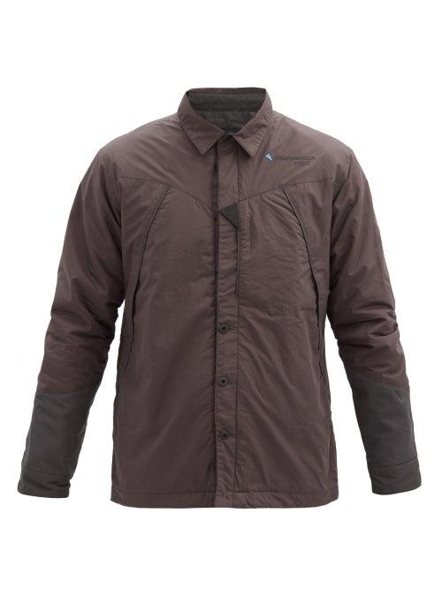 Matchesfashion.com Klttermusen - Austre Waterproof Katla-cotton Overshirt Jacket - Mens - Red