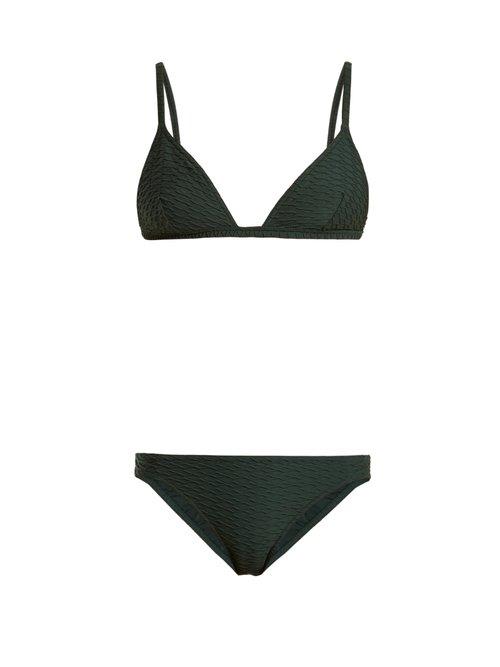 Matchesfashion.com Eres - Reporter And Chronique Triangle Bikini - Womens - Dark Green