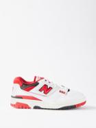 New Balance - Bb550 Leather Trainers - Mens - White Red