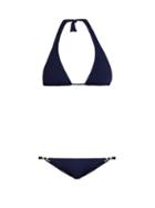 Matchesfashion.com Melissa Odabash - Cannes Triangle Bikini - Womens - Navy